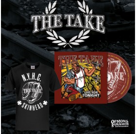 The Take - Live For Tonight CD + T-SHIRT PACKAGE